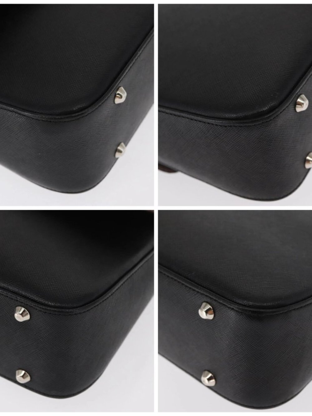 BURBERRY Shoulder Bag Leather Black Gold Auth BA9035 - Picture 16 of 16